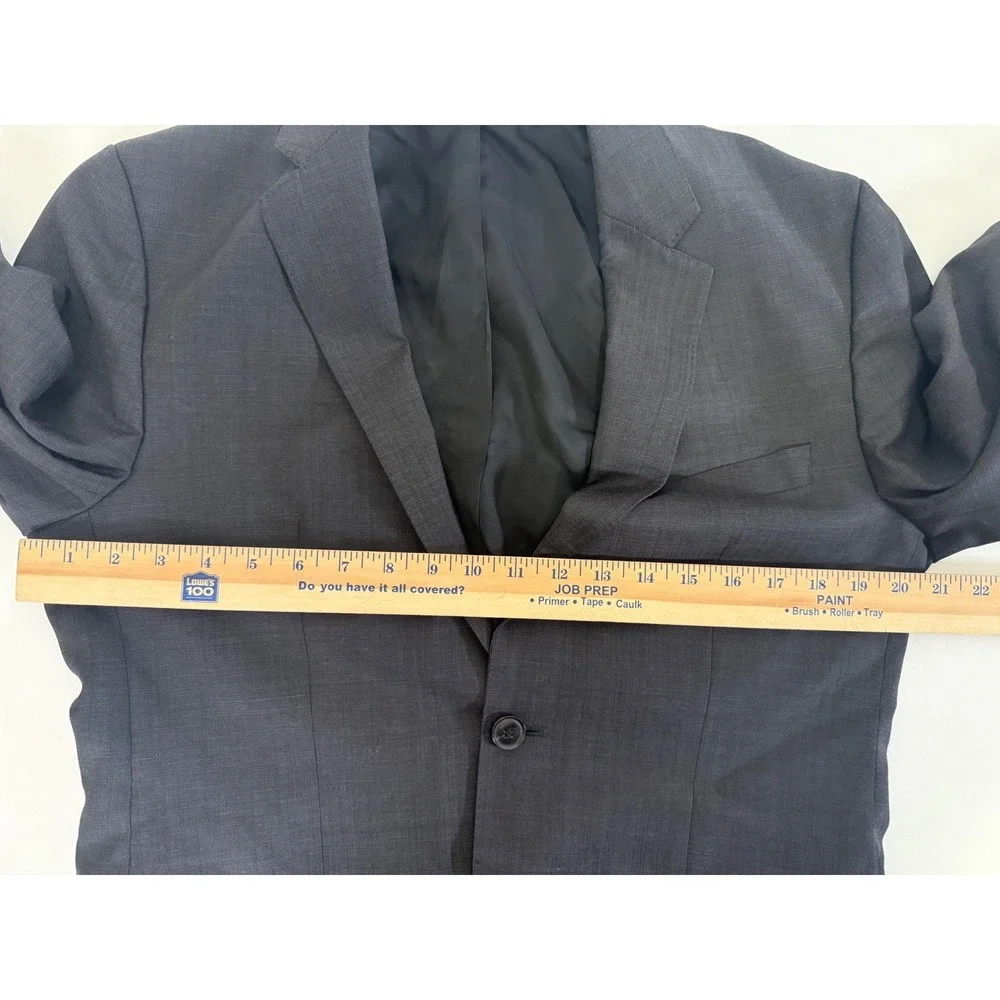HUGO BOSS Blazer Men's 38R Wool Classic Fit Suit Jacket Gray‎ **FLAW**